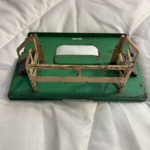Lionel Train Railroad 3462P Milk Car Platform Green Metal Vintage